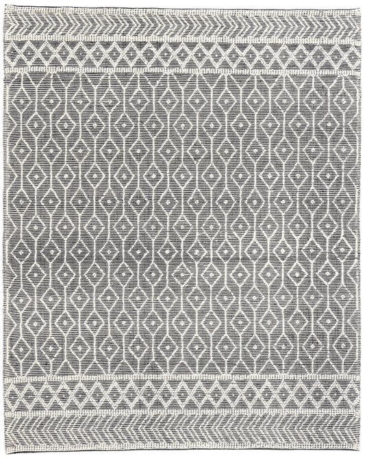 8 x 10 Moroccan Textured High-Low Kilim Rug 31022