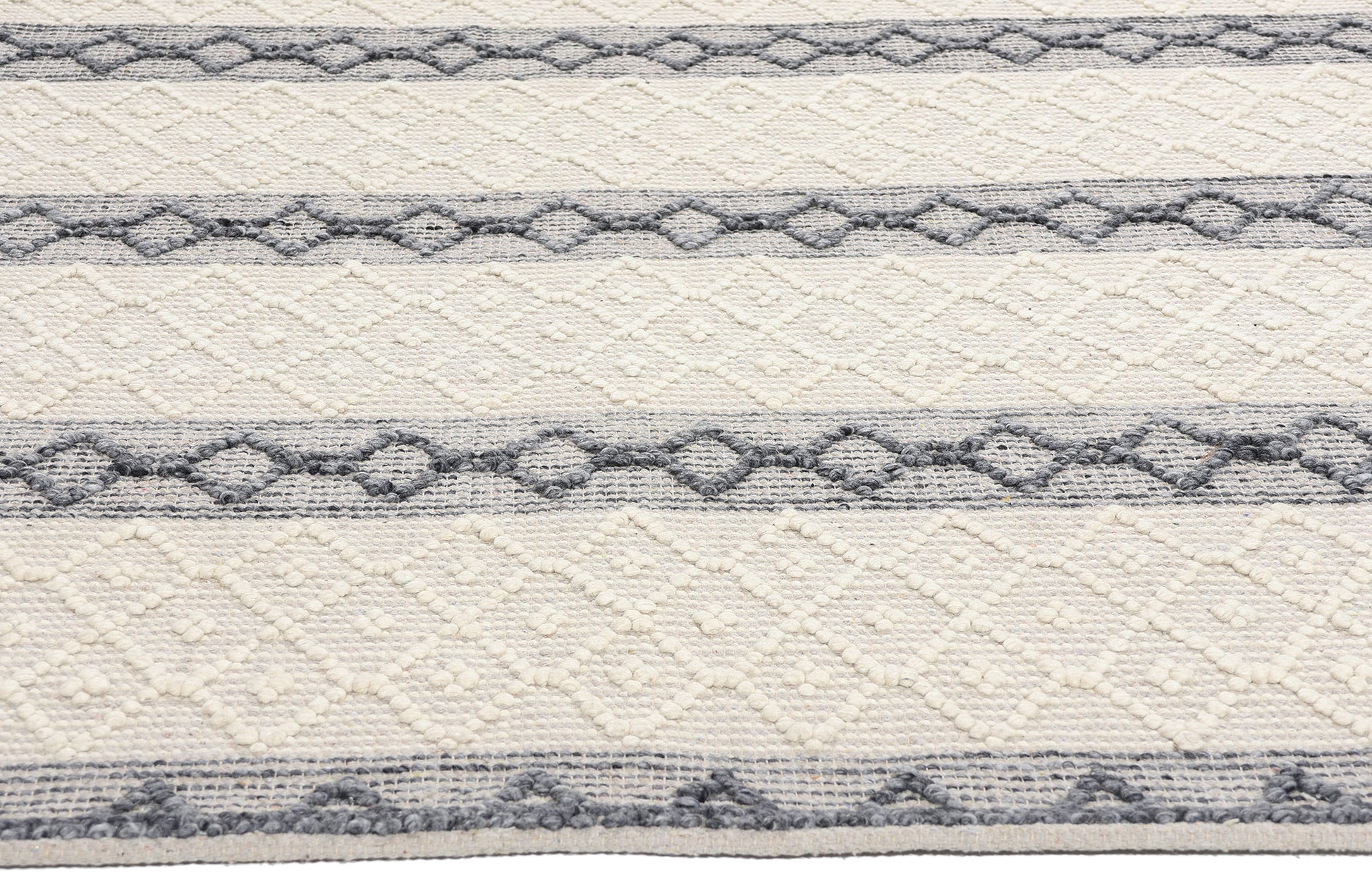 8 x 10 Moroccan Textured High-Low Kilim Rug 31024