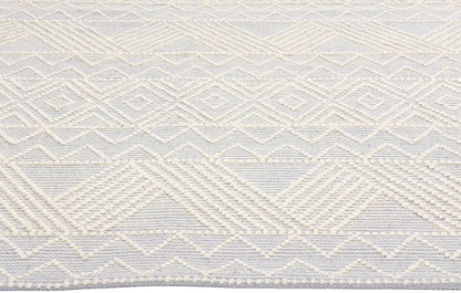 8 x 10 Moroccan Textured High-Low Kilim Rug 31025