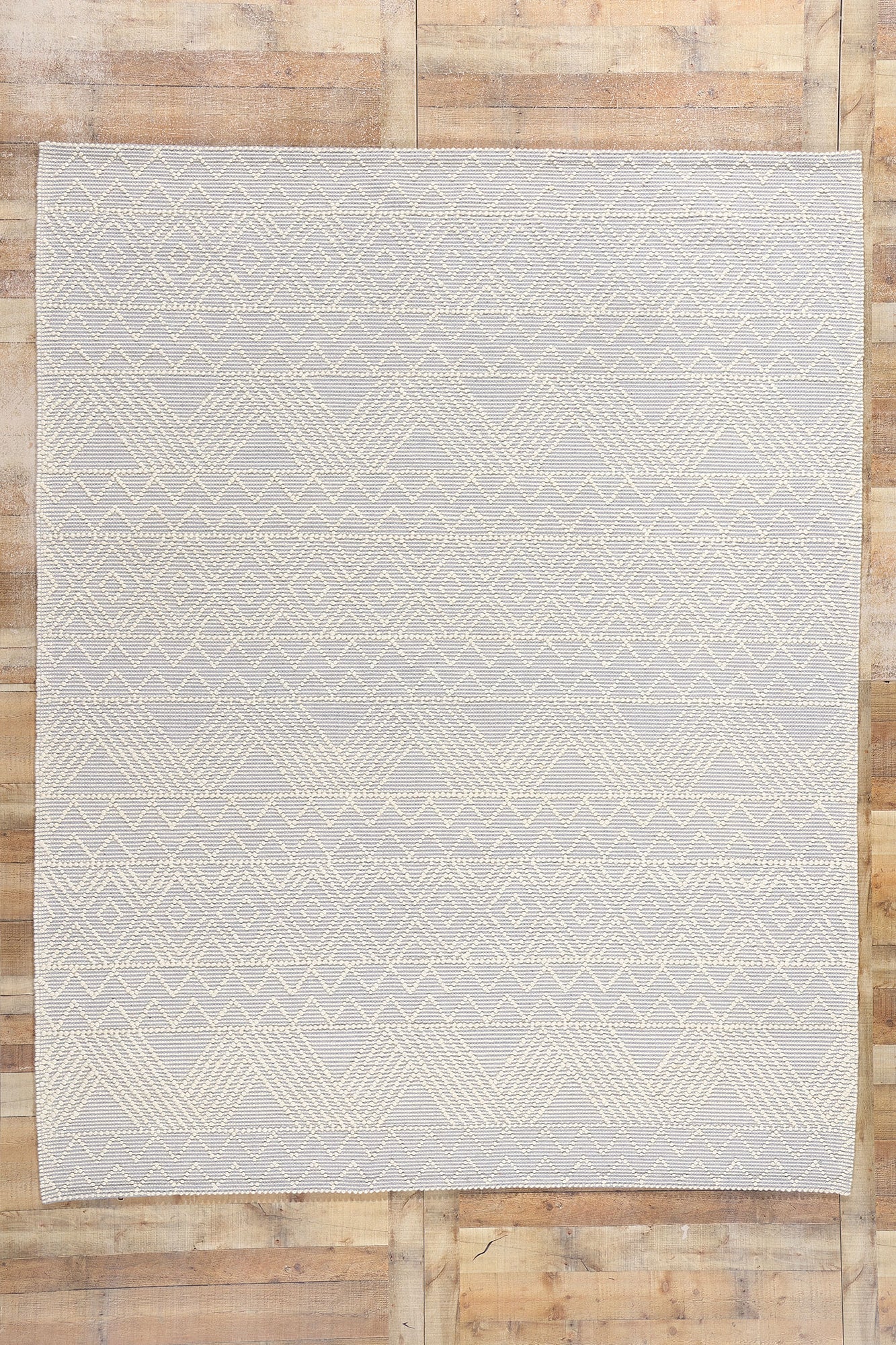 8 x 10 Moroccan Textured High-Low Kilim Rug 31025