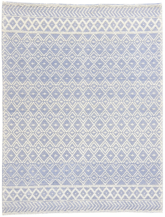 8 x 10 Moroccan Textured High-Low Kilim Rug 31026