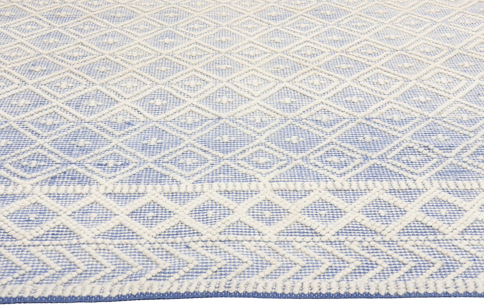 8 x 10 Moroccan Textured High-Low Kilim Rug 31026