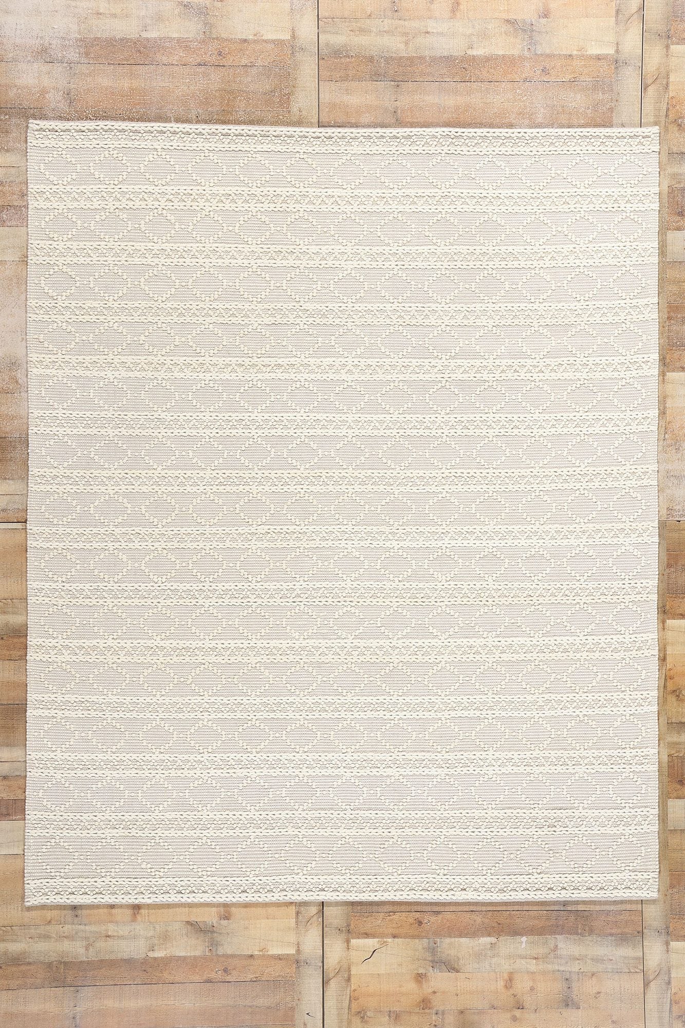 8 x 10 Moroccan Textured High-Low Kilim Rug 31032