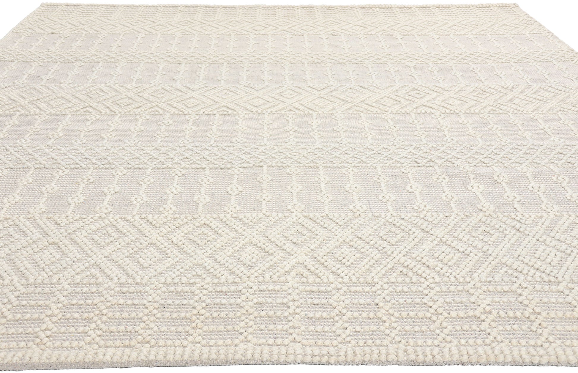 8 x 10 Moroccan Textured High-Low Kilim Rug 31033