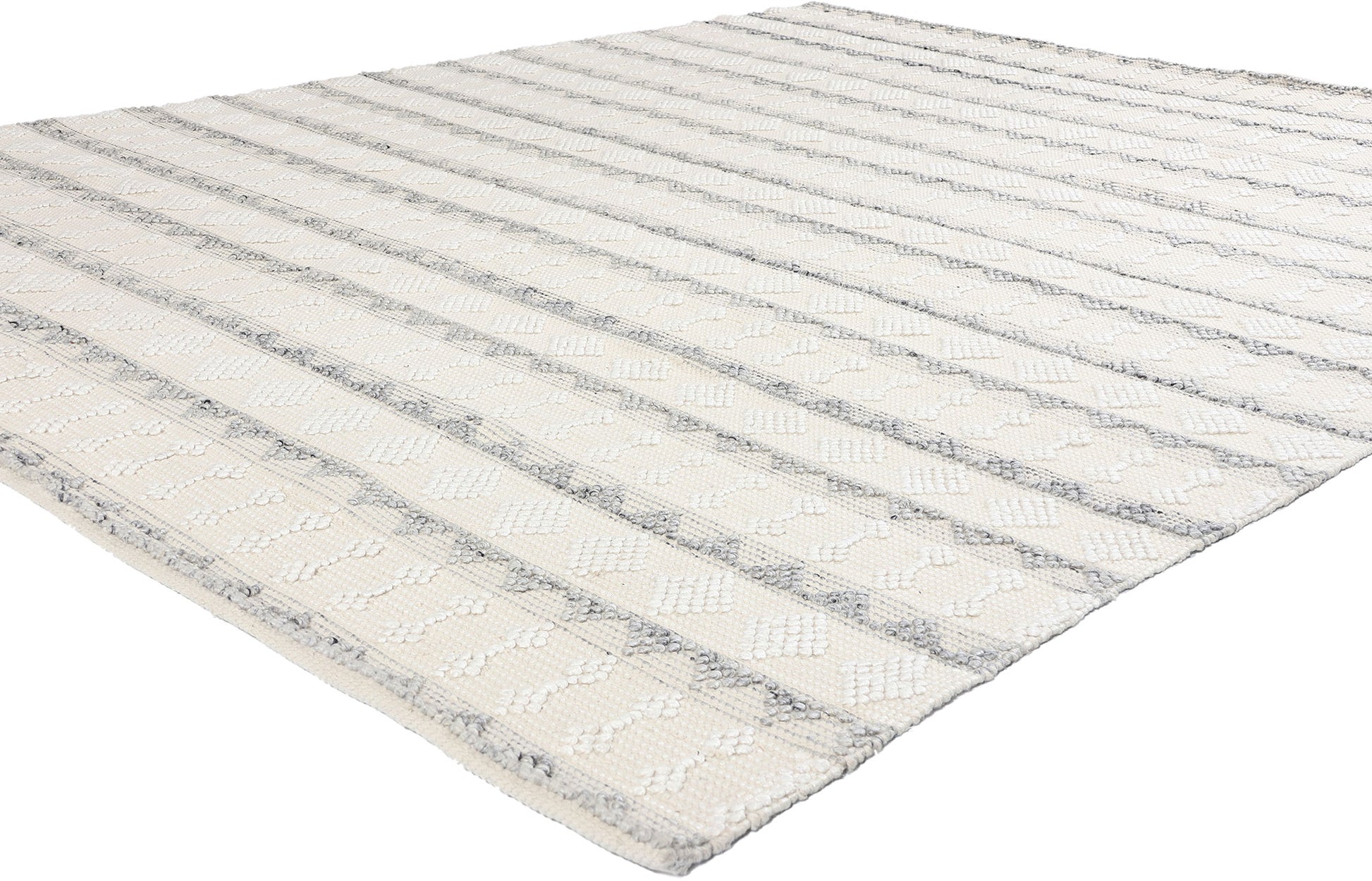 8 x 10 Moroccan Textured High-Low Kilim Rug 31035
