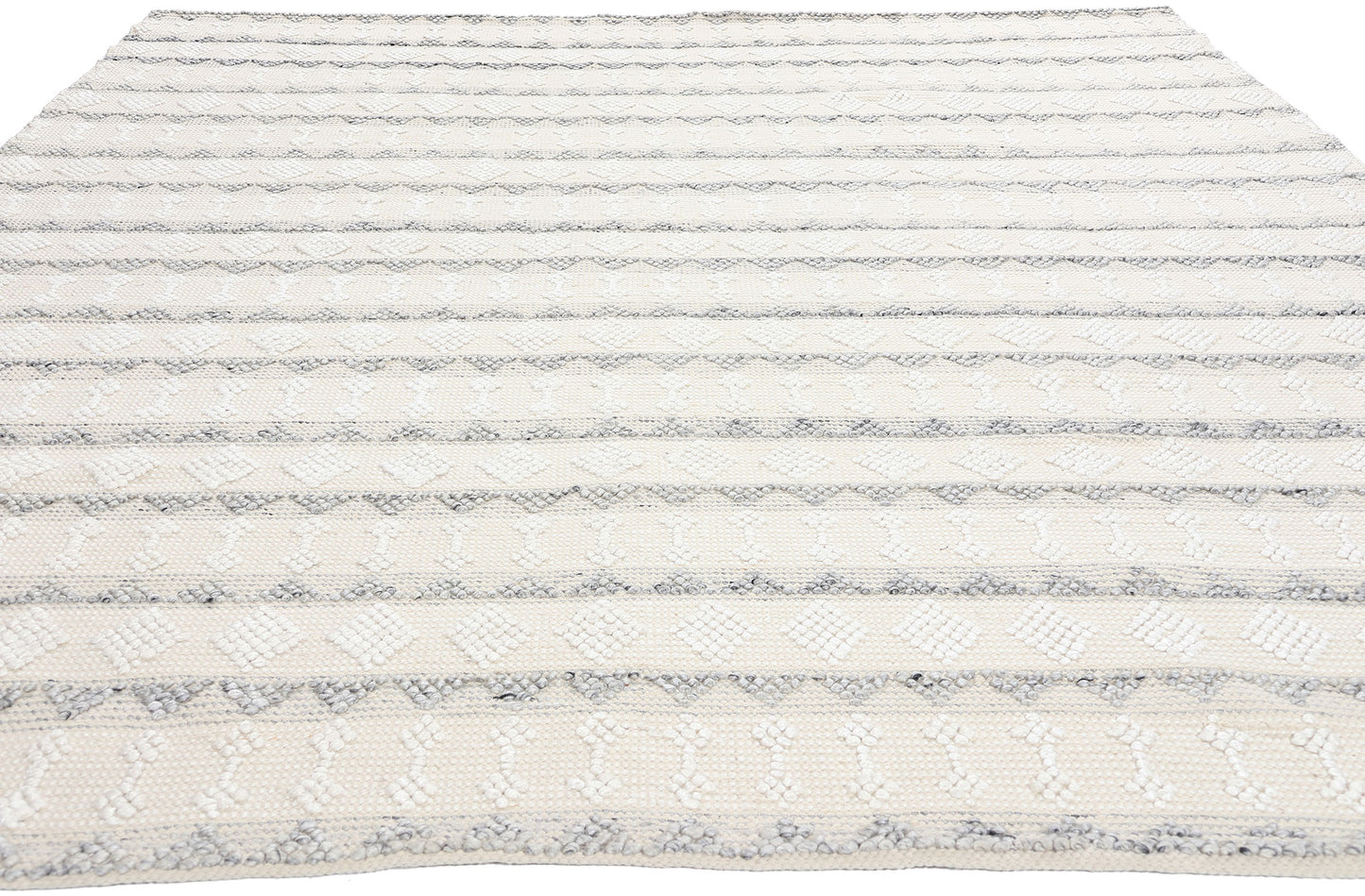 8 x 10 Moroccan Textured High-Low Kilim Rug 31035