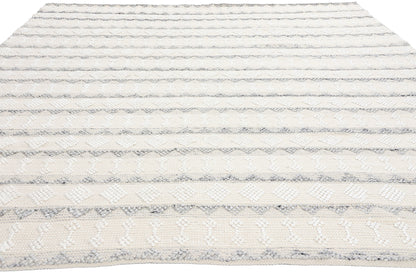 8 x 10 Moroccan Textured High-Low Kilim Rug 31035