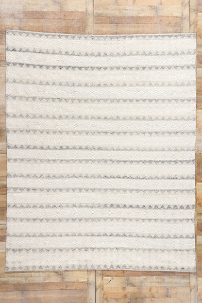 8 x 10 Moroccan Textured High-Low Kilim Rug 31035