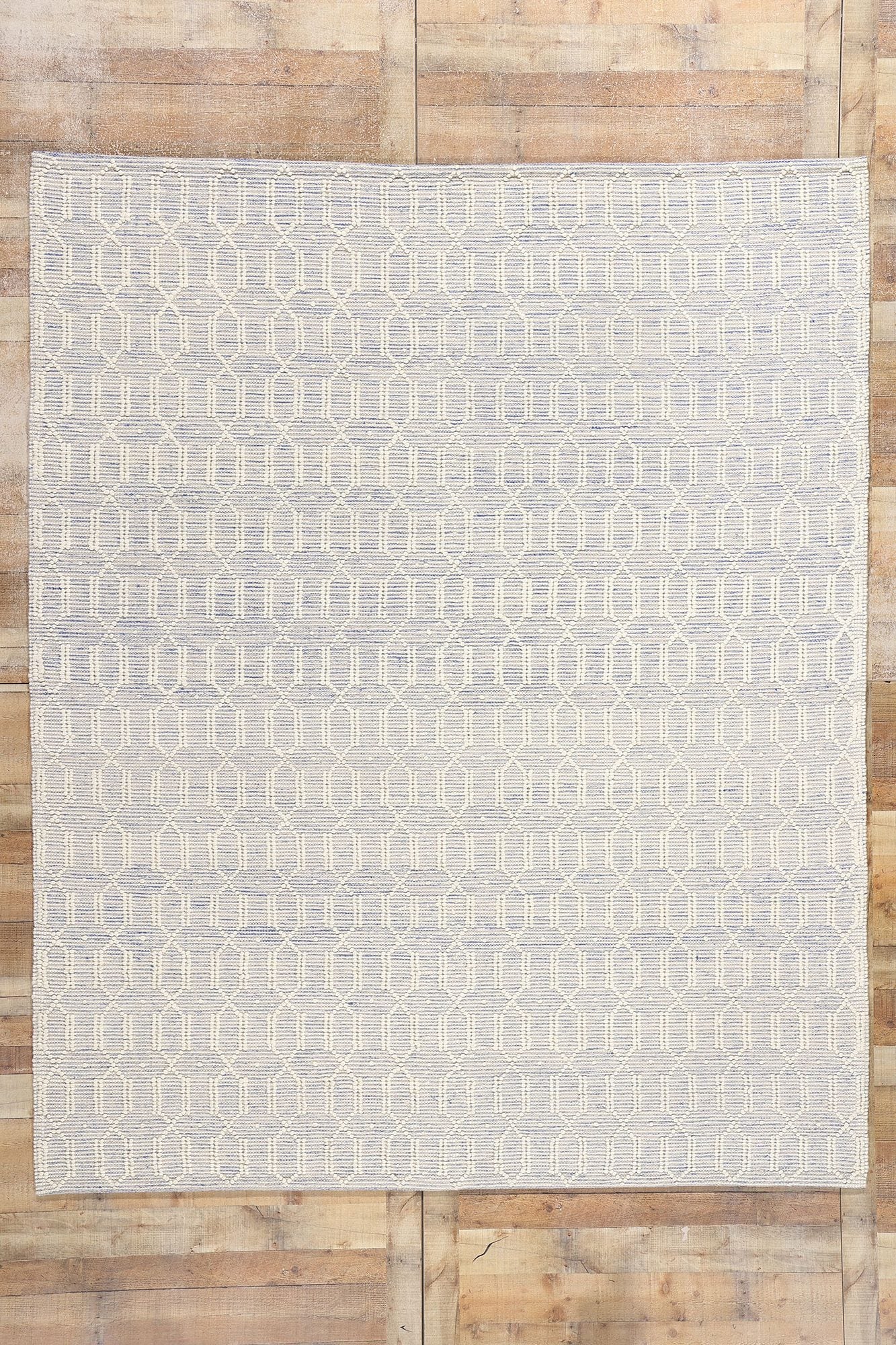8 x 10 Moroccan Textured High-Low Kilim Rug 31036