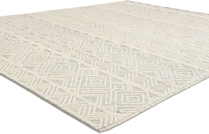 8 x 10 Moroccan Textured High-Low Kilim Rug 31037