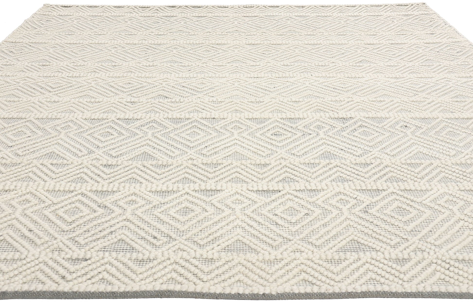 8 x 10 Moroccan Textured High-Low Kilim Rug 31037