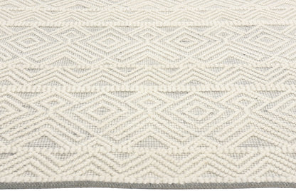 8 x 10 Moroccan Textured High-Low Kilim Rug 31037