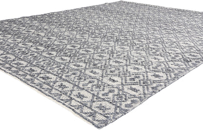 8 x 11 Moroccan Textured High-Low Kilim Rug 31030