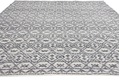 8 x 11 Moroccan Textured High-Low Kilim Rug 31030