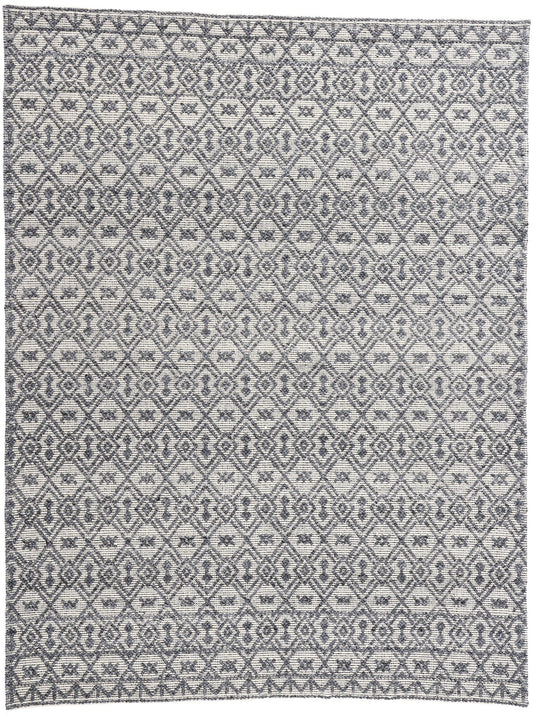8 x 11 Moroccan Textured High-Low Kilim Rug 31030