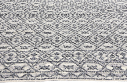 8 x 11 Moroccan Textured High-Low Kilim Rug 31030