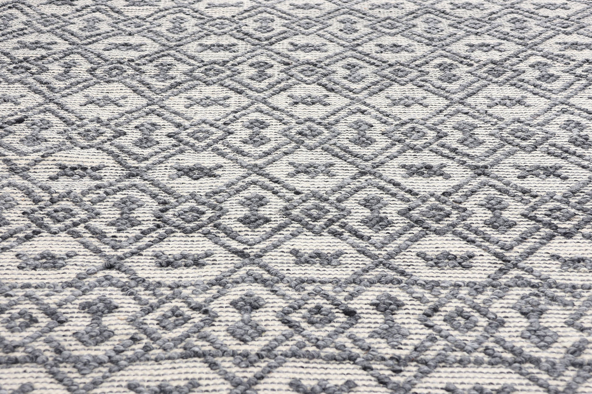 8 x 11 Moroccan Textured High-Low Kilim Rug 31030