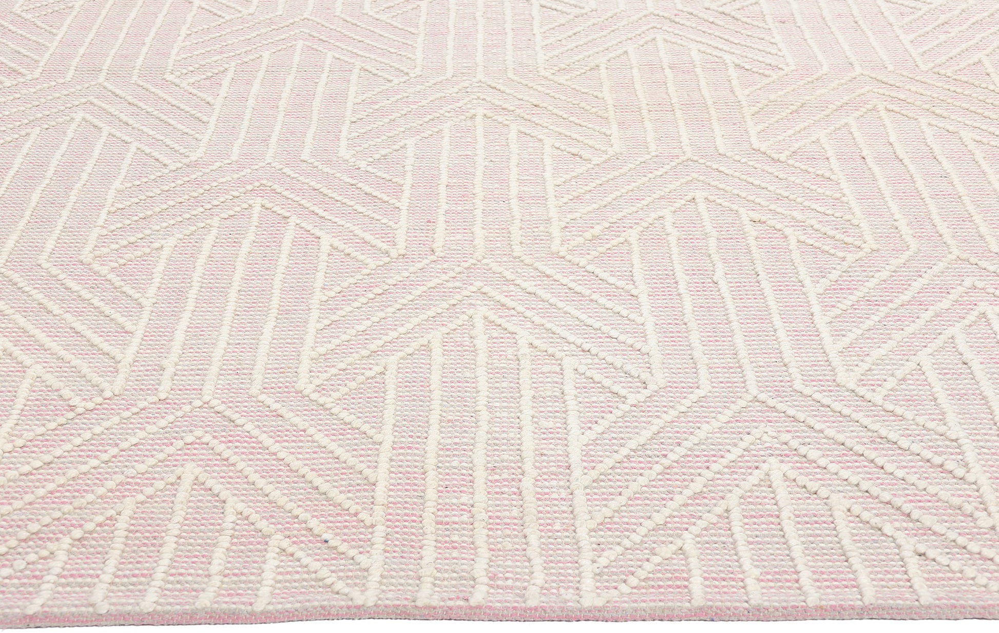 8 x 10 Moroccan Textured High-Low Kilim Rug 31027