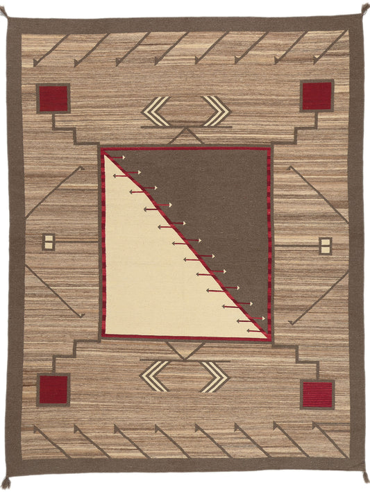 9 x 12 Southwest Modern Navajo-Style Rug 81035