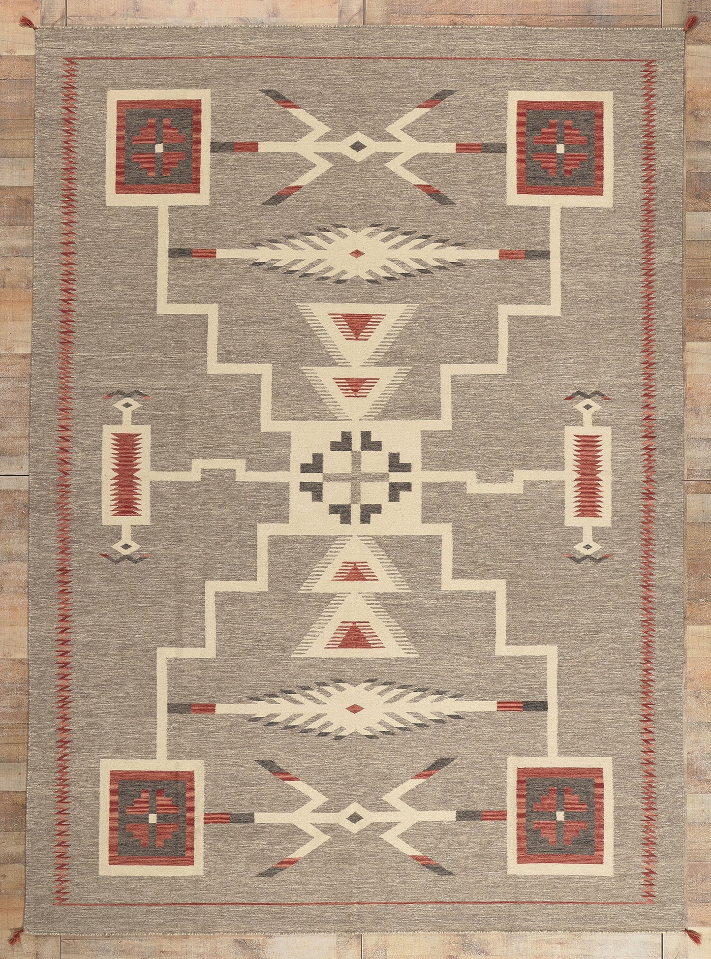 9 x 12 Southwest Modern Navajo-Style Rug 81027