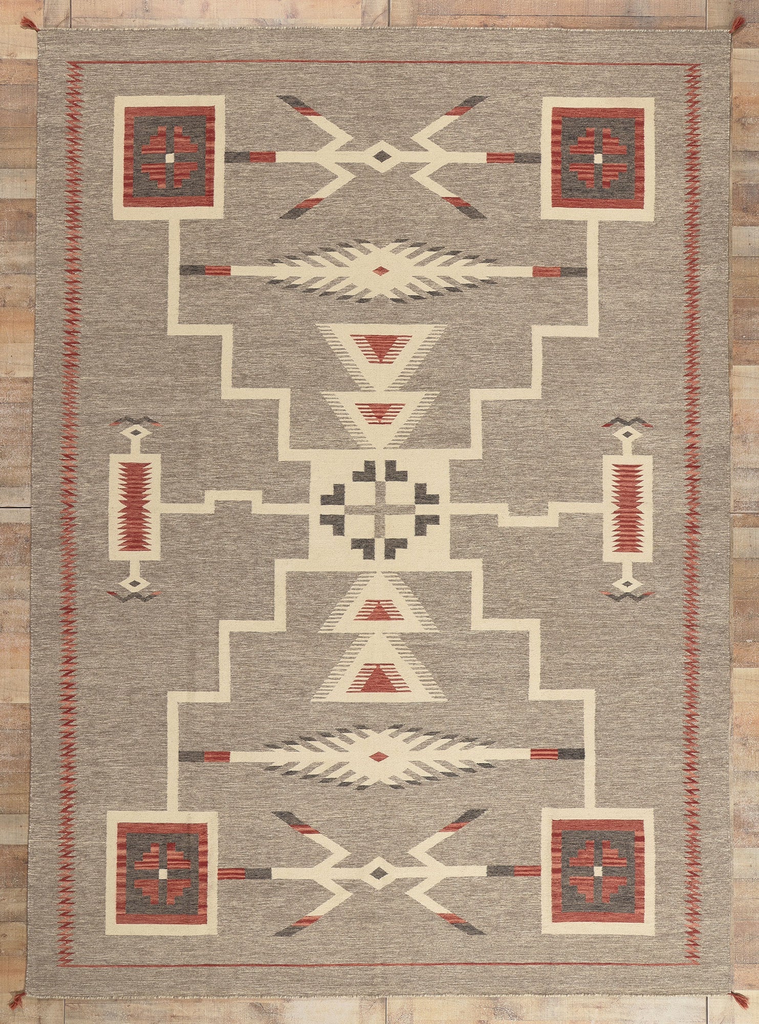 9 x 12 Southwest Modern Navajo-Style Rug 81027