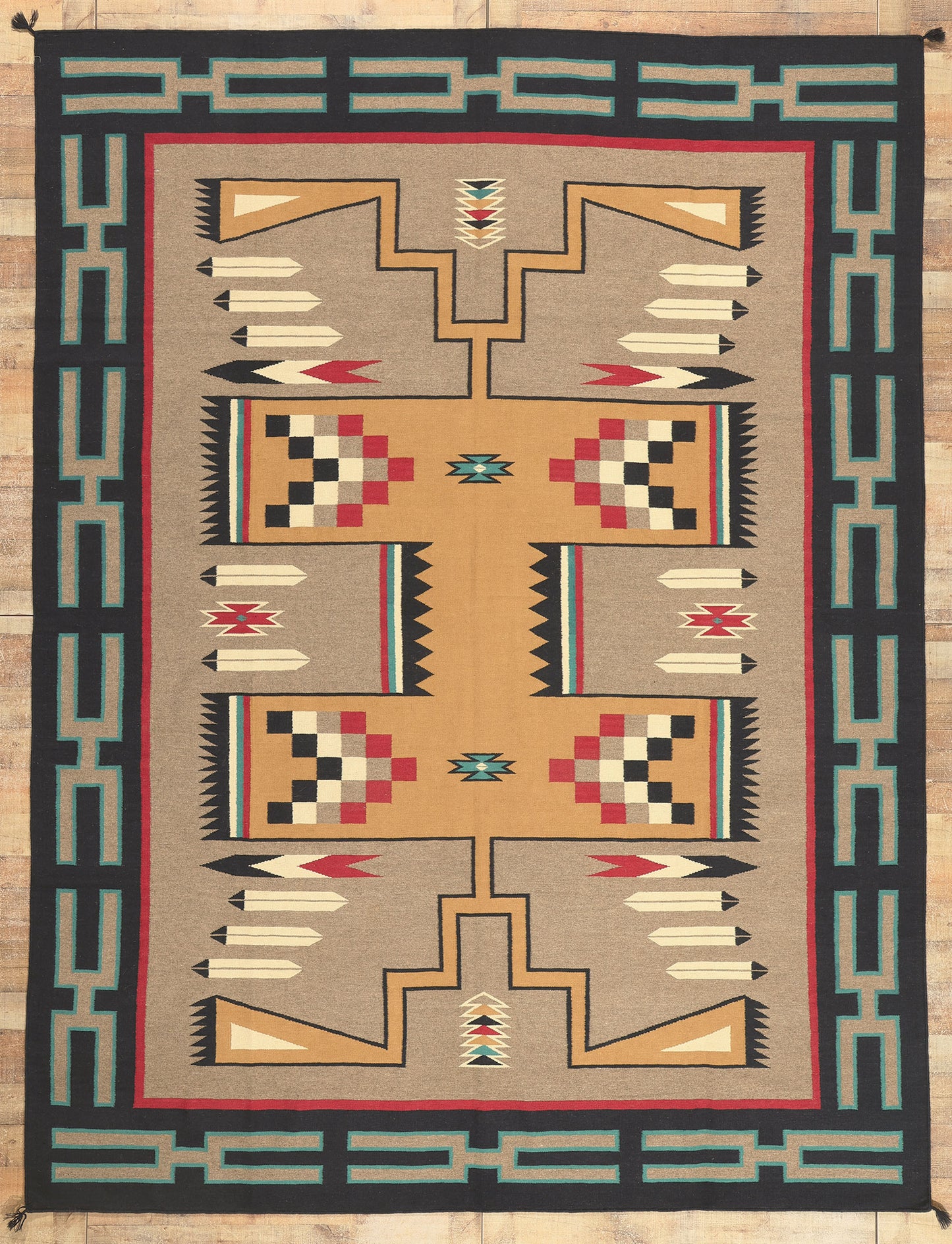 9 x 12 Southwest Modern Navajo-Style Rug 81037