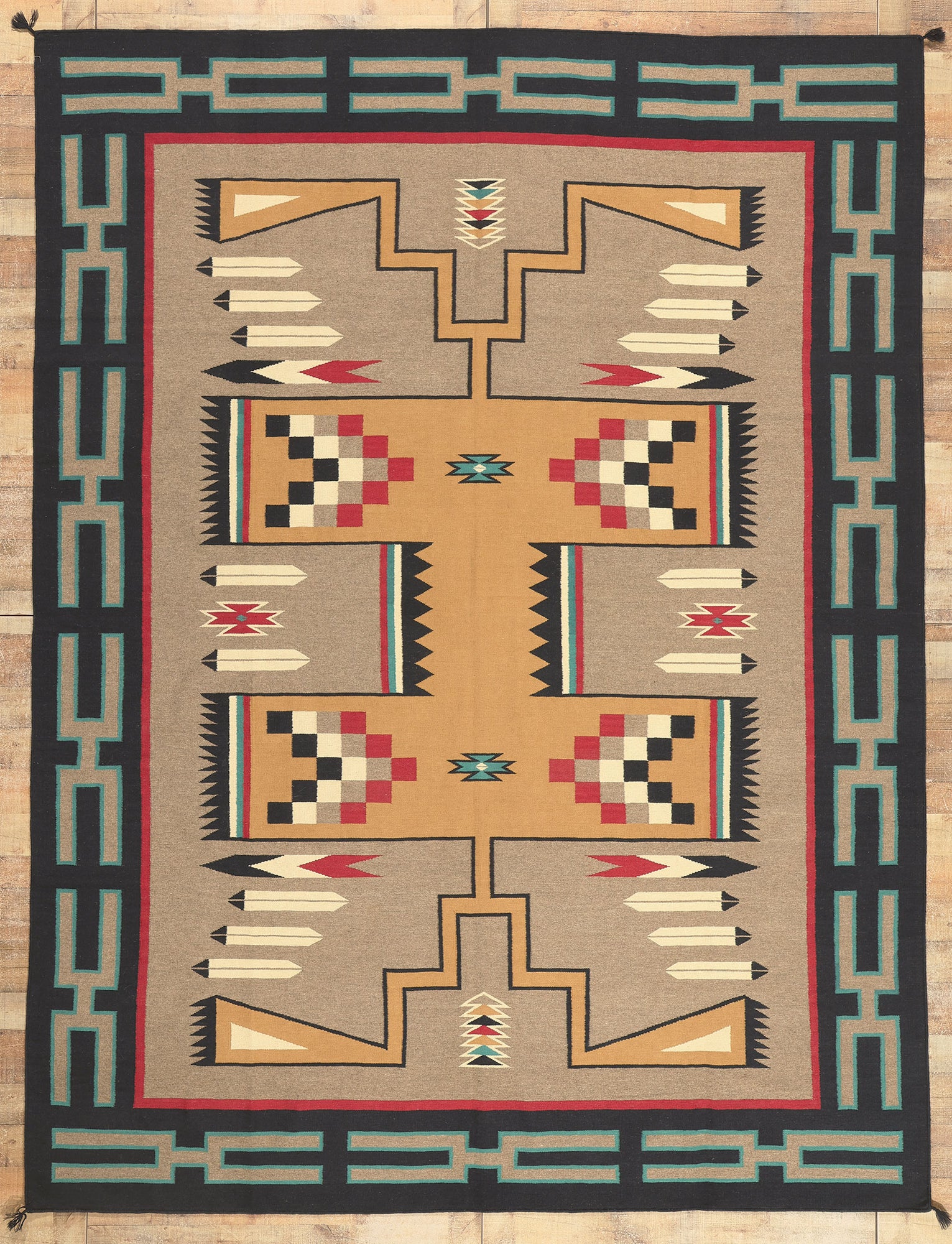9 x 12 Southwest Modern Navajo-Style Rug 81037