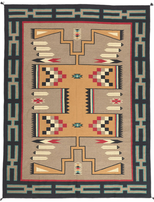 9 x 12 Southwest Modern Navajo-Style Rug 81037