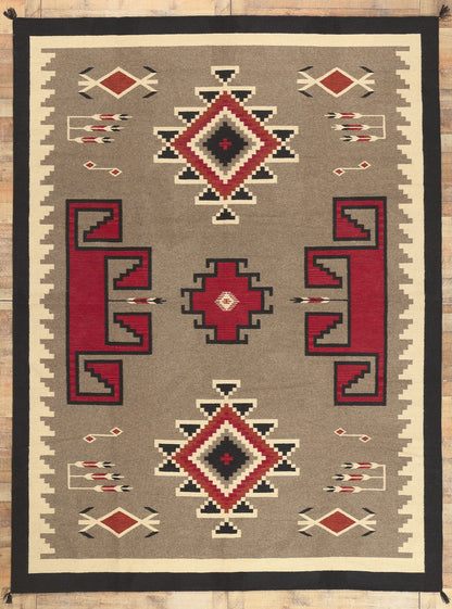 9 x 12 Southwest Modern Teec Nos Pos Navajo-Style Rug 81038