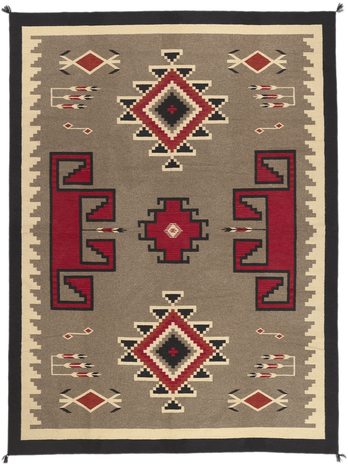 9 x 12 Southwest Modern Teec Nos Pos Navajo-Style Rug 81038
