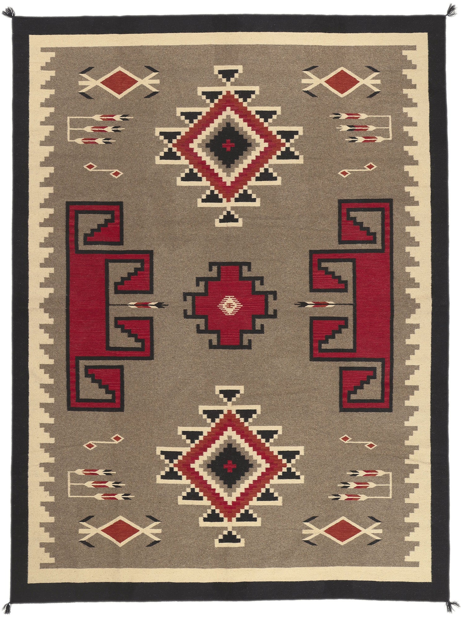 9 x 12 Southwest Modern Teec Nos Pos Navajo-Style Rug 81038