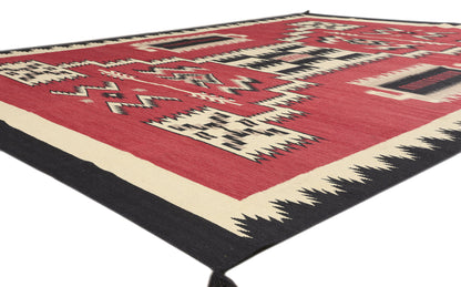 9 x 12 Southwest Modern Red Navajo-Style Rug 81024