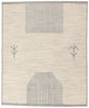 8 x 10 Modern Tribal Moroccan High-Low Rug 31258