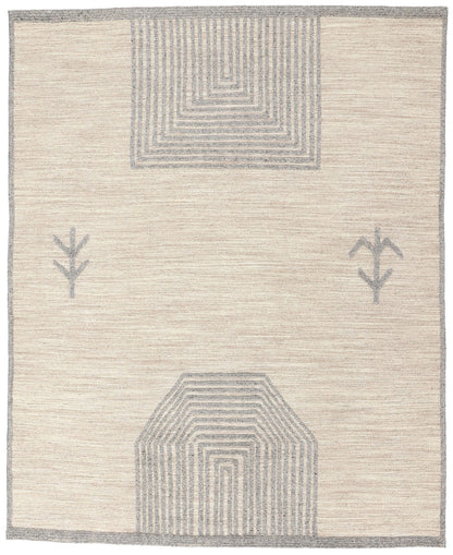 8 x 10 Modern Tribal Moroccan High-Low Rug 31258
