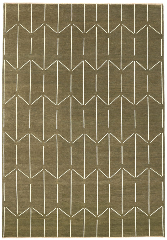 10 x 14 Modern Geometric High-Low Rug 30974