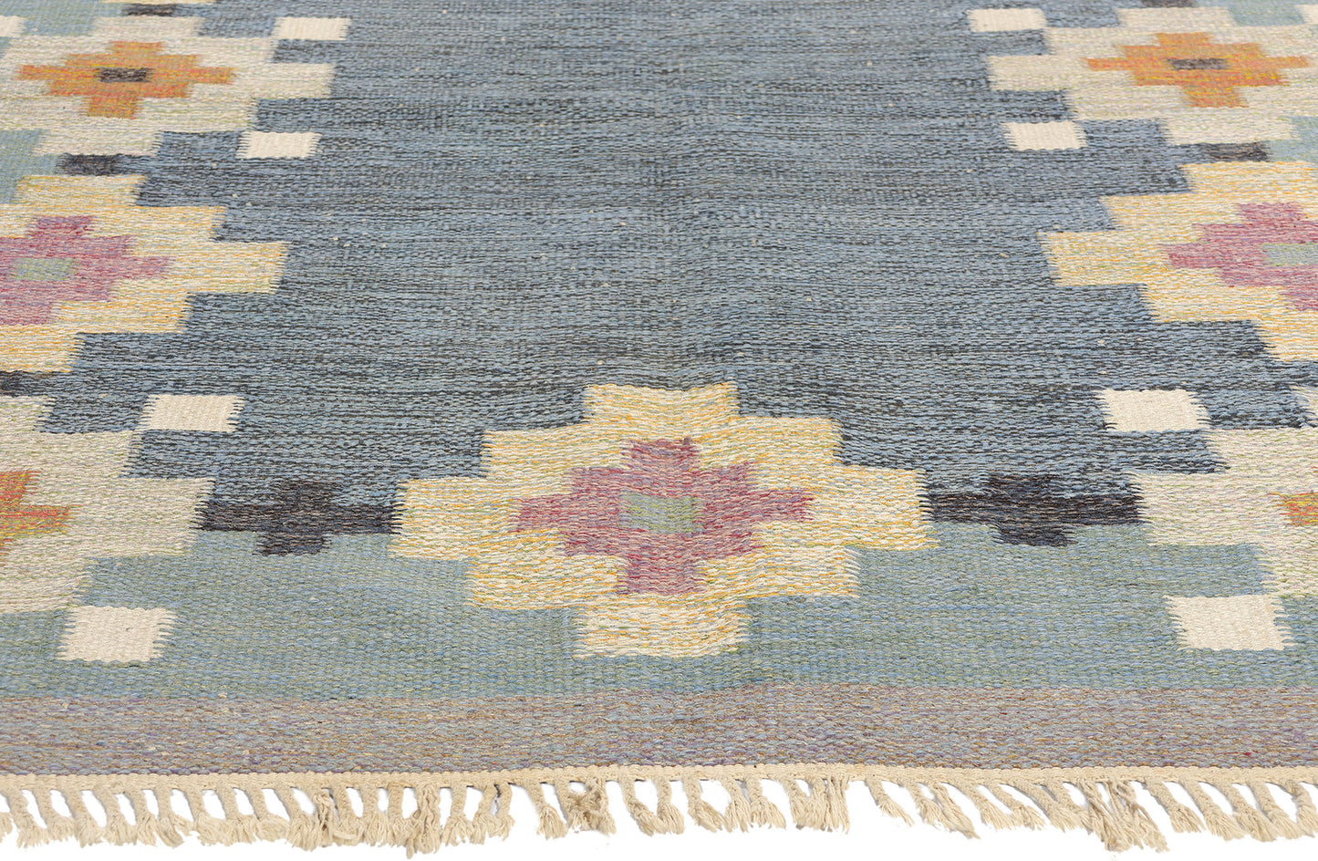 6 x 8 Ida Rydelius Vintage Swedish Rollakan Rug 78258