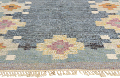 6 x 8 Ida Rydelius Vintage Swedish Rollakan Rug 78258