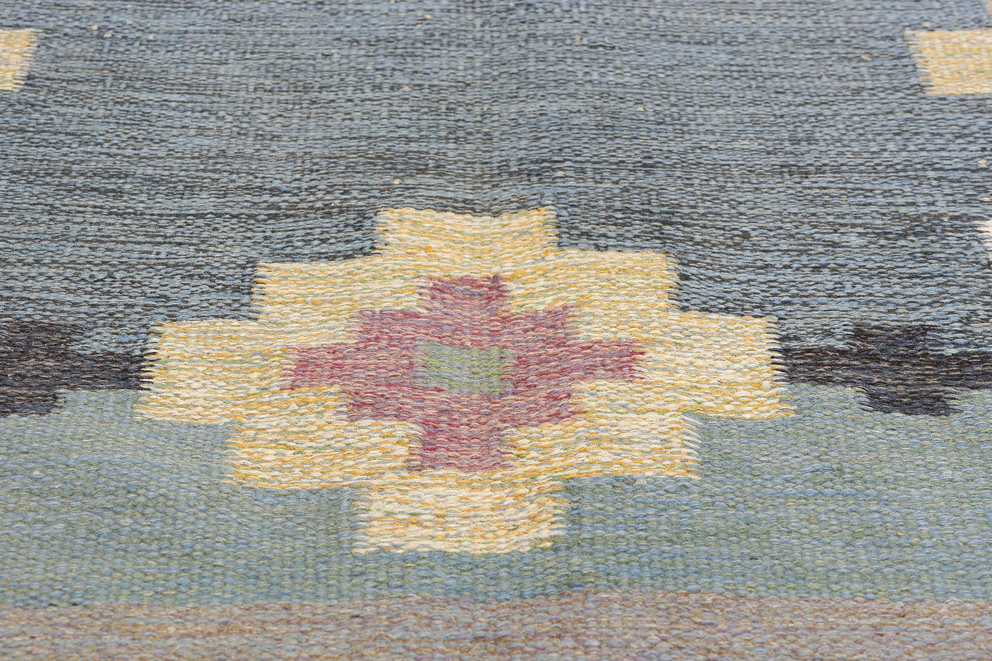6 x 8 Ida Rydelius Vintage Swedish Rollakan Rug 78258