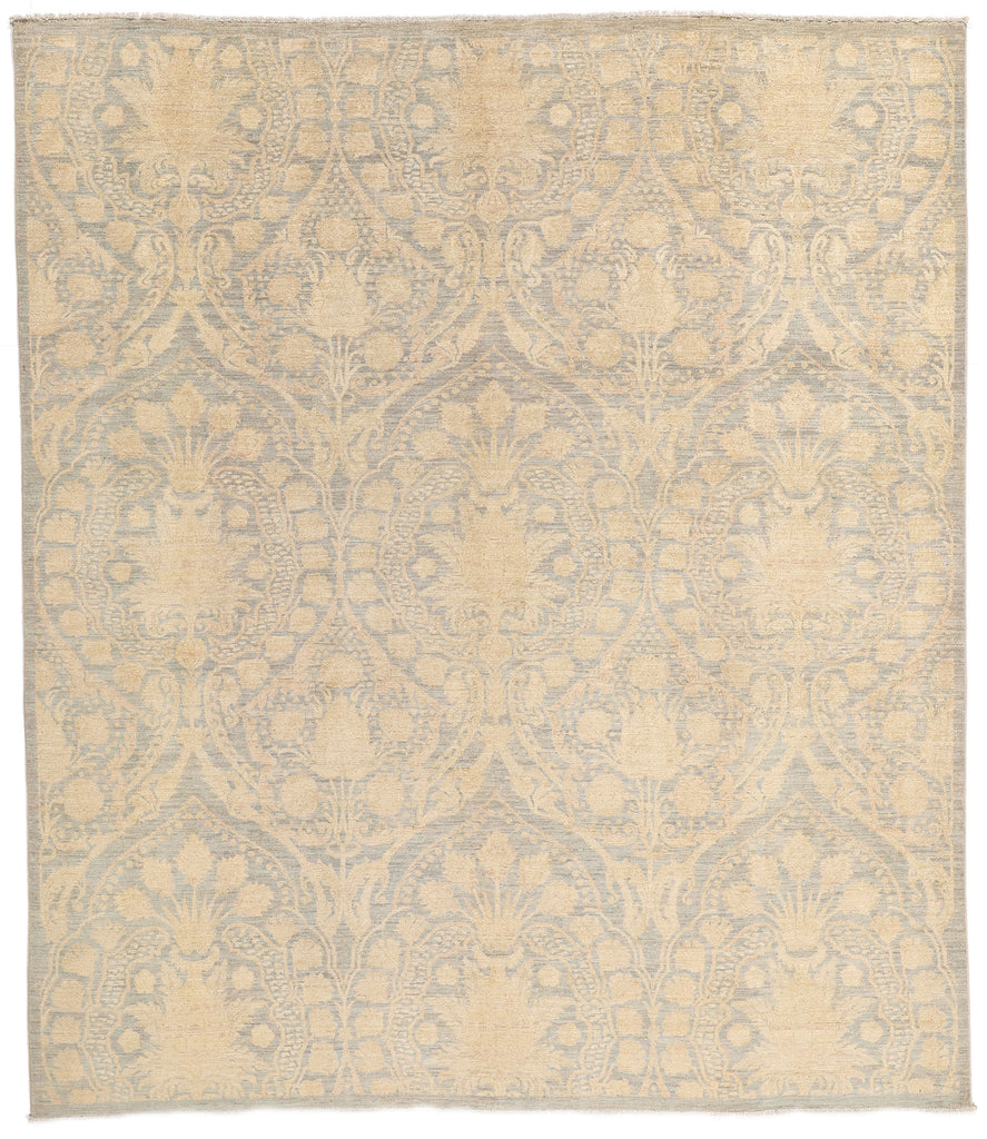 8 x 10 Transitional Ikat Damask Rug 80223