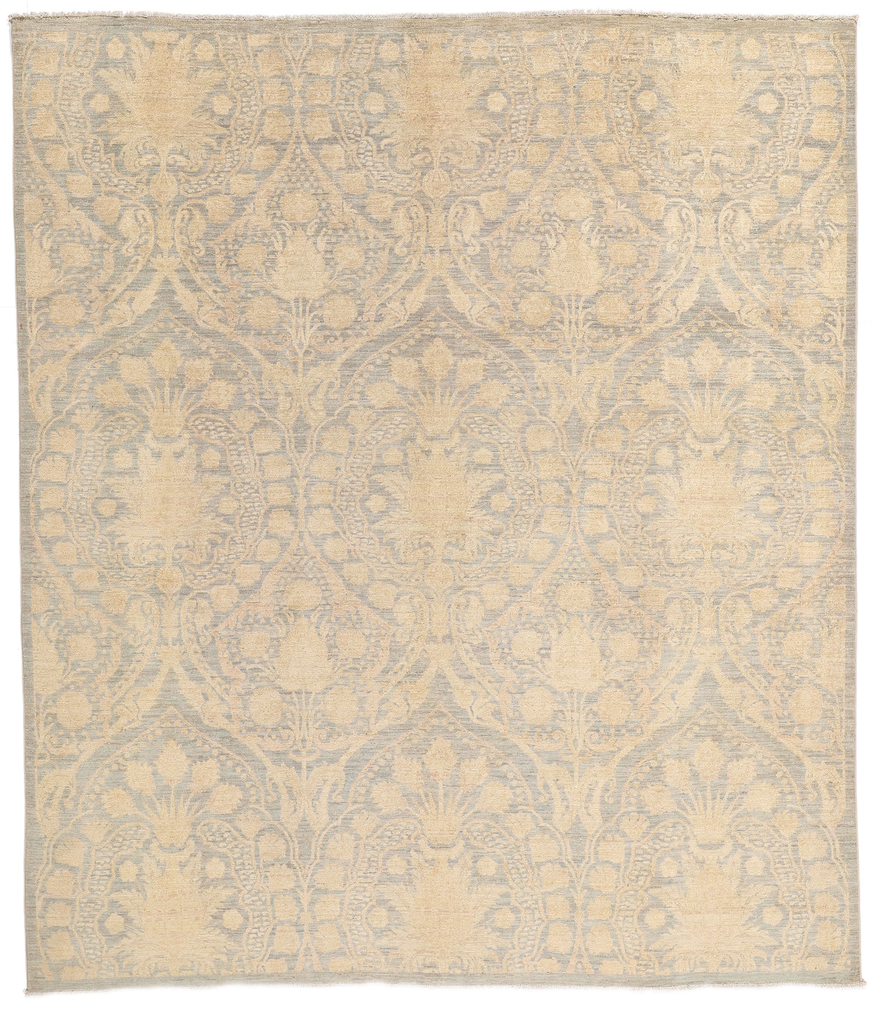 8 x 10 Transitional Ikat Damask Rug 80223
