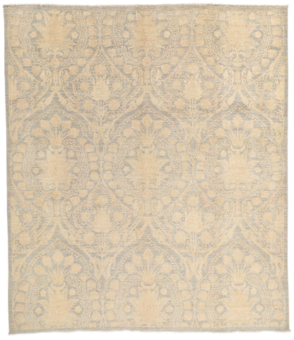8 x 10 Transitional Ikat Damask Rug 80223