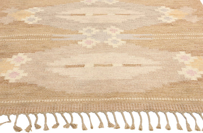 5 x 7 Ingegerd Silow Vintage Swedish Rollakan Rug 78256