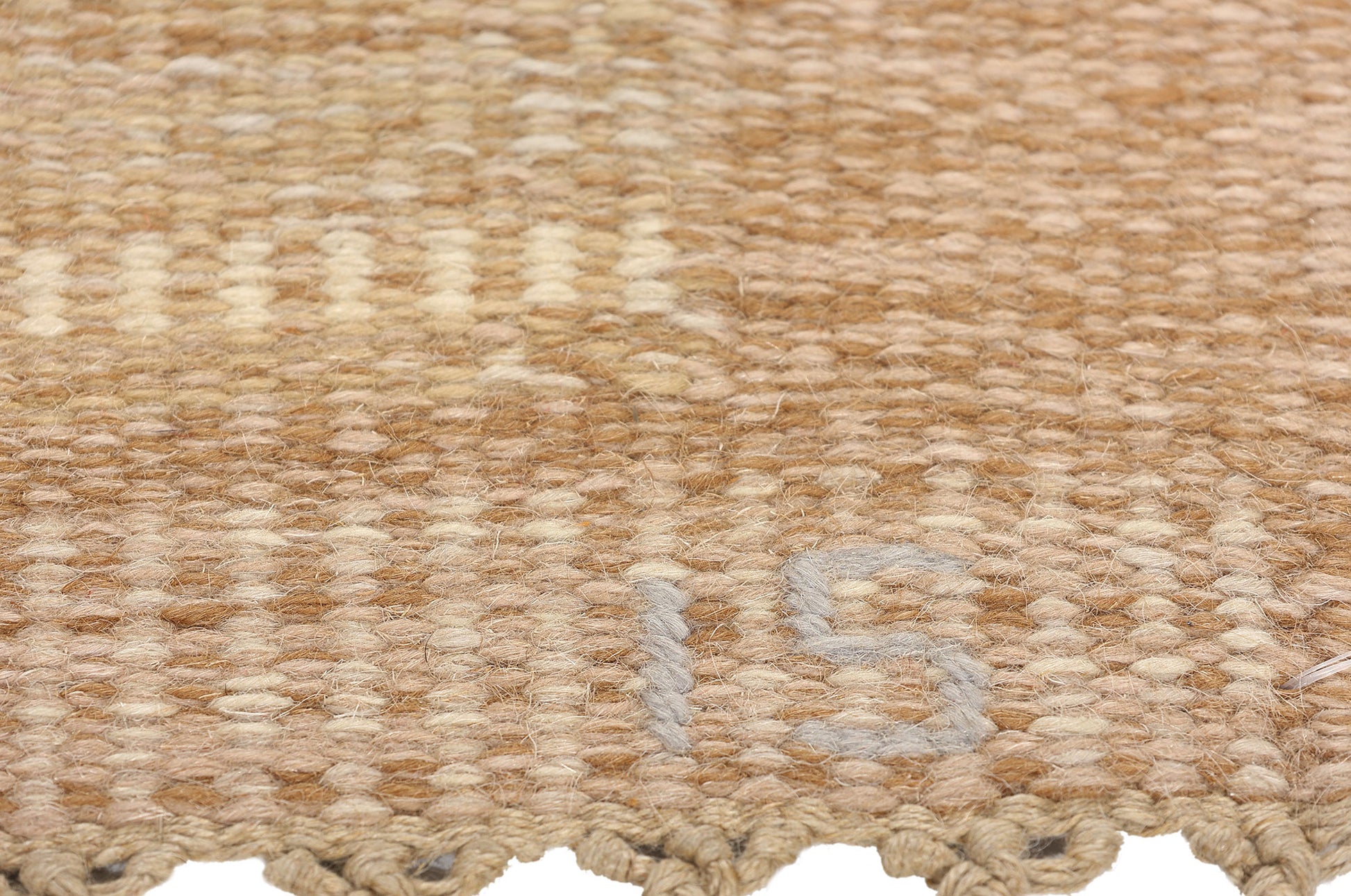 5 x 7 Ingegerd Silow Vintage Swedish Rollakan Rug 78256