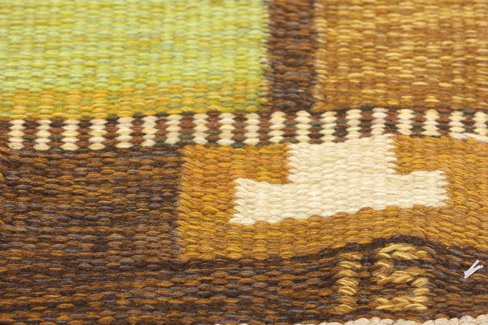 5 x 7 Ingegerd Silow Vintage Swedish Rollakan Rug 78252