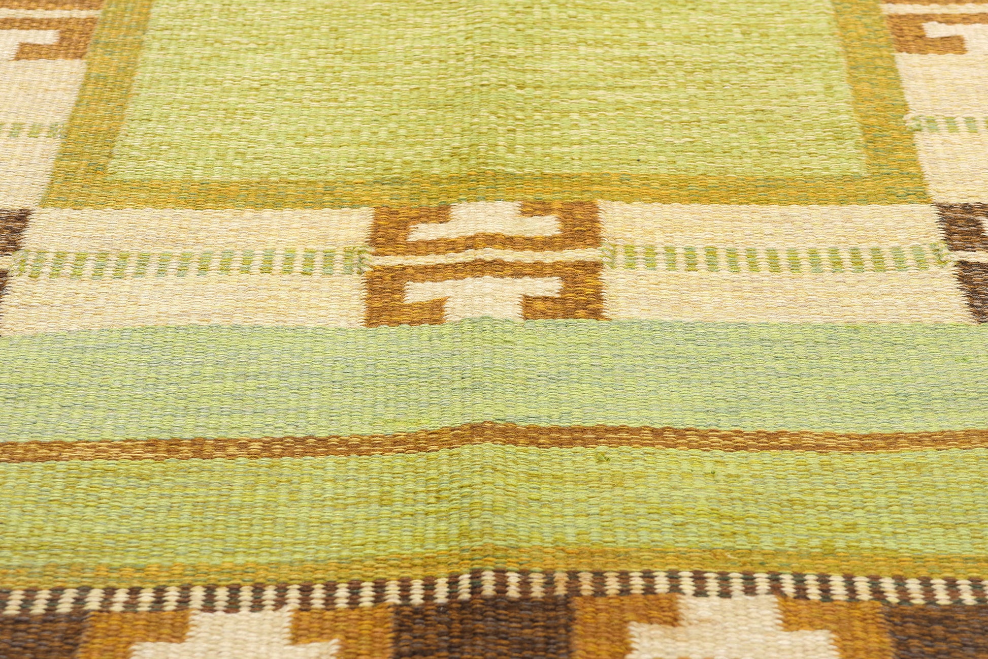 5 x 7 Ingegerd Silow Vintage Swedish Rollakan Rug 78252