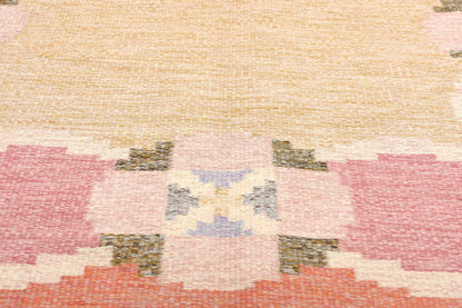 6 x 8 Ingegerd Silow Vintage Swedish Rollakan Rug 78257