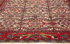 7 x 9 Antique Ivory Persian Dragon Serapi Heriz Rug 78768