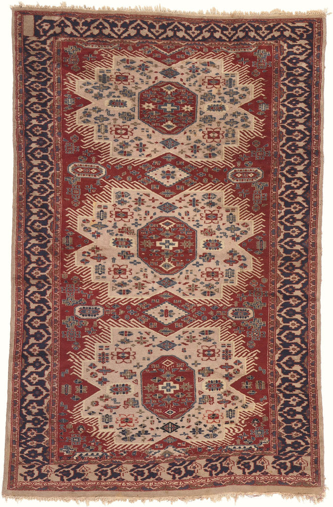 4 x 6 Vintage Pakistani Kazak Rug 78712