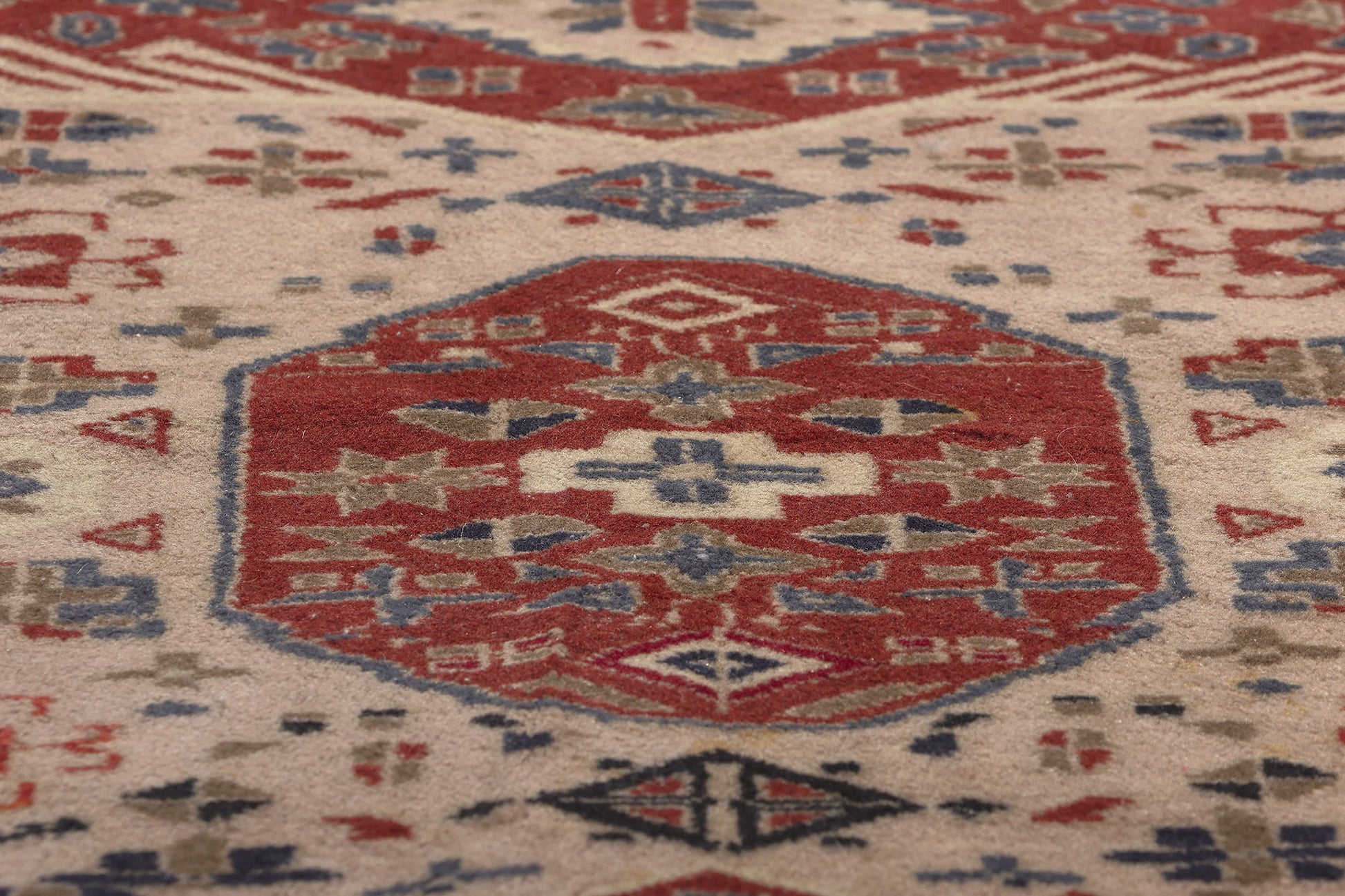 4 x 6 Vintage Pakistani Kazak Rug 78712