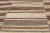 12 x 15 Brown Vintage Striped Turkish Kilim Rug 60636